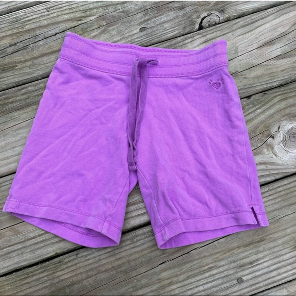 Justice Girls Size 7 Purple Drawstring Athletic Shorts